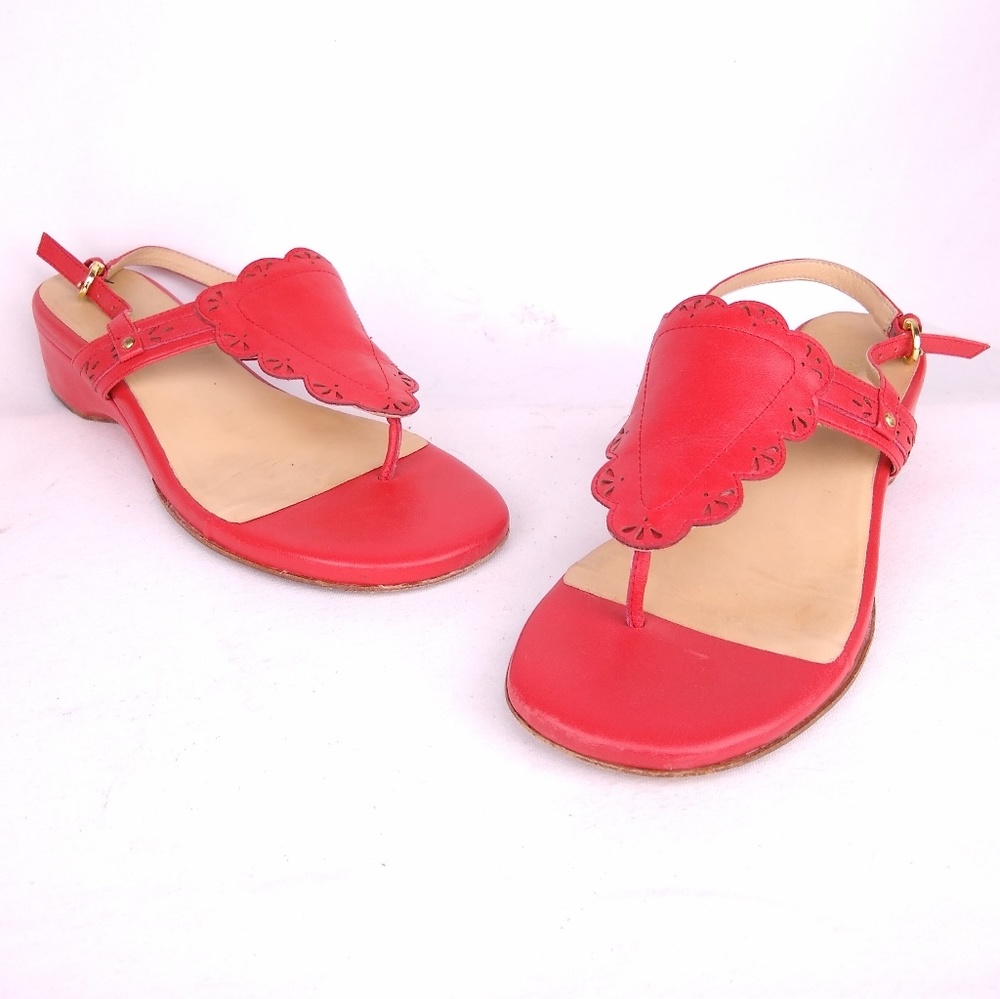 Taryn Rose /// Coral Pink Kingston Thong Sandal